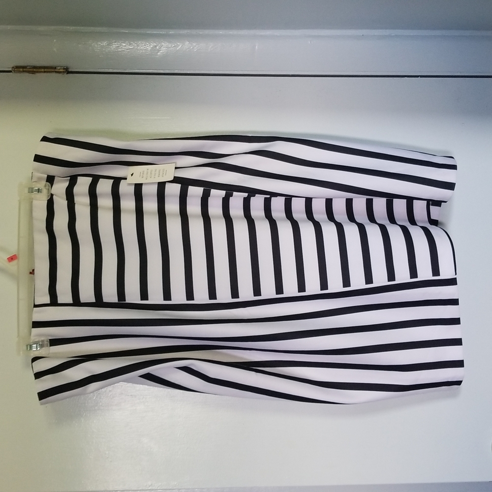 Eloquii shirt, size 20, black & white skirt